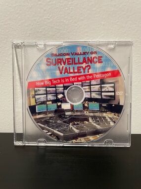 Silicon Valley Or Surveillance Valley DVD Documentary Pentagon Conspiracy RARE